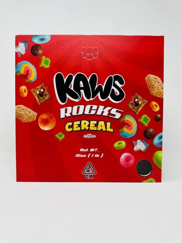 Kaws Rocks Cereal Edition LB Box